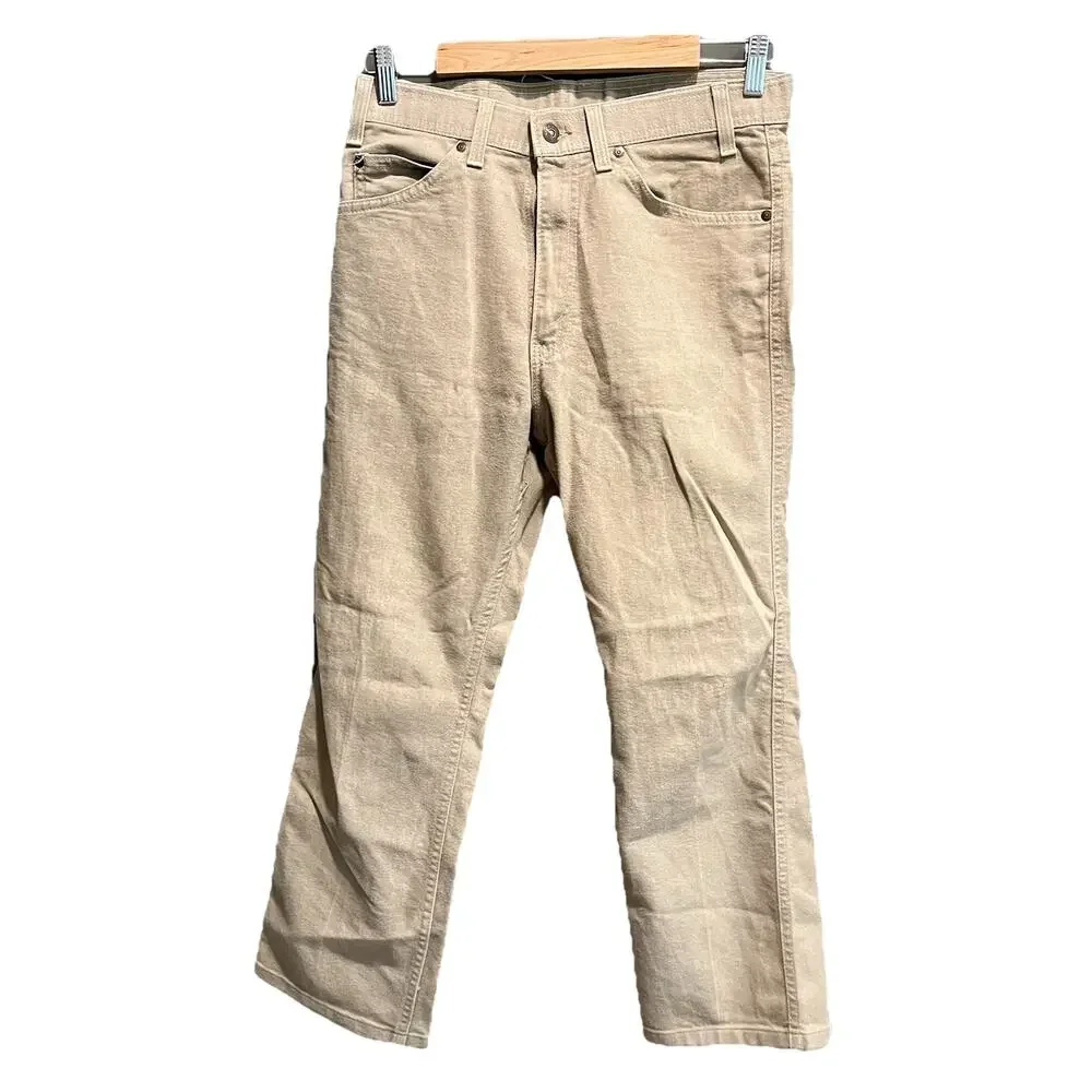 Levi's Vintage Orange Tab Beige Men's Action Jeans W32 L30 Made in USA‎